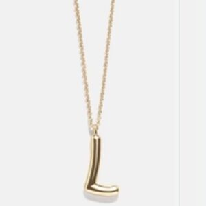 BaubleBar Bubble Script Initial Necklace